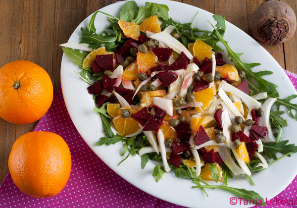 Vitaminska salata sa pomorandžom / Vitamin salad with orange