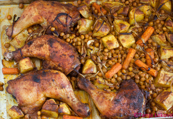Marokanska piletina i mešavina začina / Moroccan chicken and spice blend